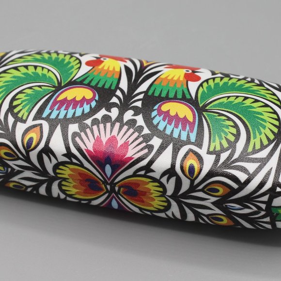 Eyeglasses case cover hard folklore design new - Picture 5 of 6